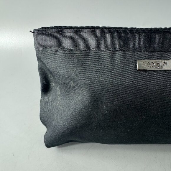 LANVIN Black Beauty Cosmetic Bag - Picture 2 of 11